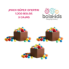 PACK 3 CAJAS 1.200 BOLAS BOLAKIDS