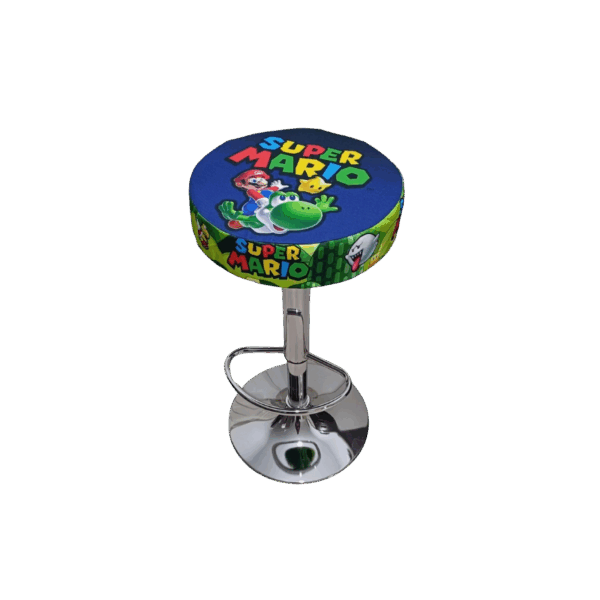 Taburete arcade regulable personalizado para máquinas retro
